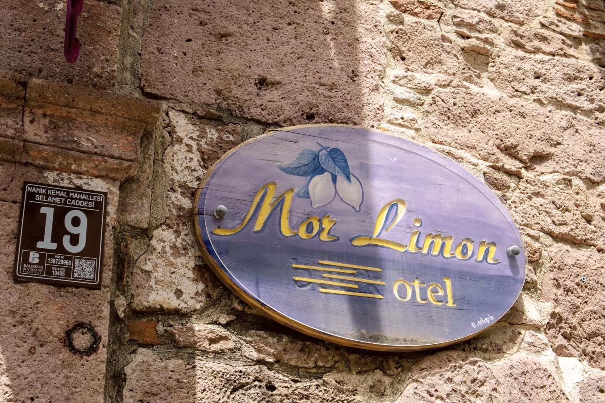 Cunda Mor Limon Otel Ayvalı Dış mekan fotoğraf